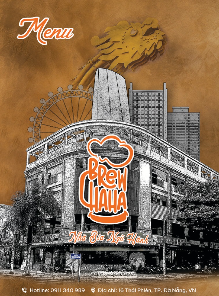 menu brewhaha local craft beer danang 1