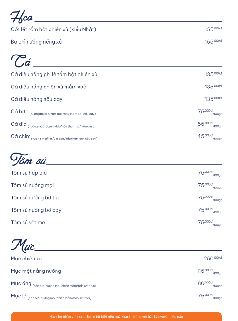menu brewhaha local craft beer danang