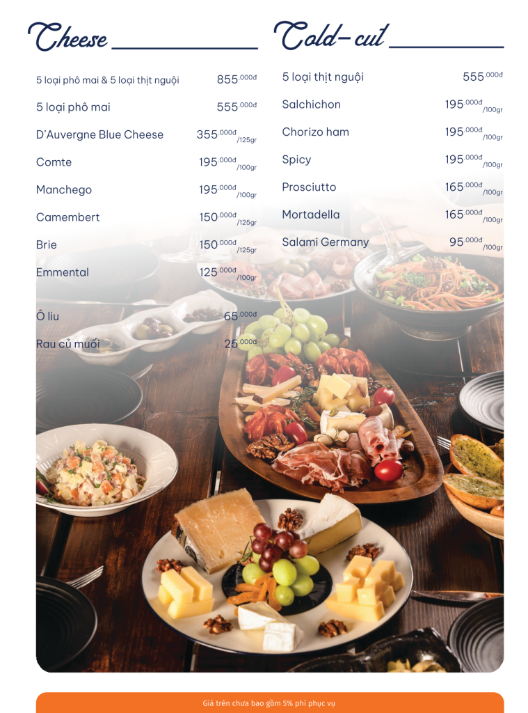 menu brewhaha bia thủ công đà nẵng