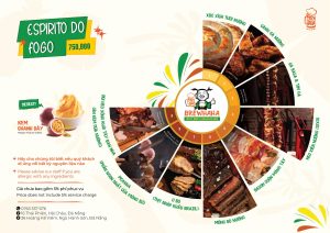 Set món Brazilian BBQ Buffet 550K tại Brewhaha