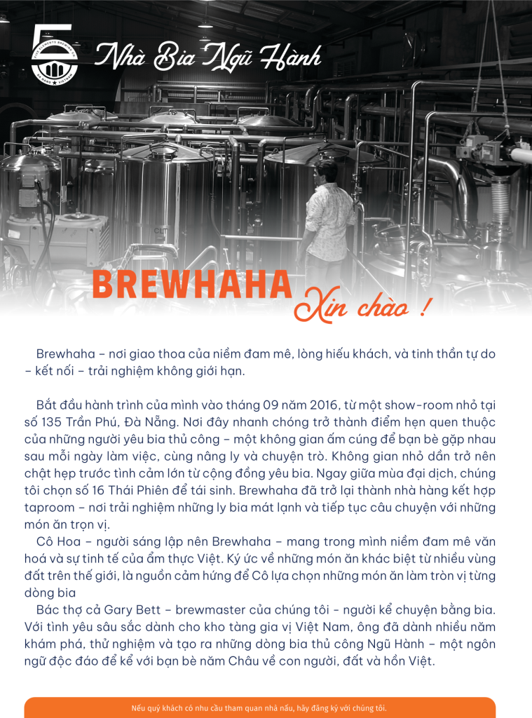brewhaha bia thủ công đà nẵng - danang local craft beer house